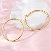 Brass Hoop Earrings for Women EJEW-I270-13B-G-3