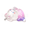 Ocean Theme Transparent Resin Cartoon Pendants CRES-F024-01D-3