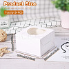 Square Paper Biscuit Boxes with Heart Clear Window CON-TAC0001-12C-01-13
