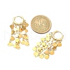 Brass Dangle Hoop Earrings EJEW-TA00266-3