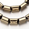 Electroplate Non-magnetic Synthetic Hematite Beads Strands G-F300-02-06-1