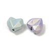 UV Plating Opauqe Acrylic Beads OACR-B031-60-2