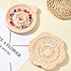 2Pcs 2 Styles Beech Wooden Bangle & Bracelet & Finger Ring & Beads Display Holder Tray AJEW-YW0001-26-4