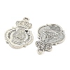 Tibetan Style Alloy Pendants TIBE-P001-32AS-2