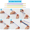  Plastic & Iron Fabric Tube Turner & Elastic Manual Rope Threaders DIY-NB0010-25-5