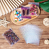 50Pcs Double Face Laser Rectangle PE Cellophane Bags ABAG-TAC0013-14C-7