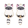 Alloy Enamel Pendants FIND-Q102-12B-1
