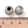 304 Stainless Steel Rhinestone European Beads STAS-A092-10Q-P-3