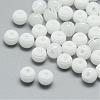 Transparent Stripe Resin Beads RESI-S345-6mm-02-1