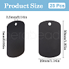 SOFPLATE 25Pcs Aluminum Pendants FIND-SP0002-46A-2