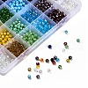24 Colors Electroplate Glass Beads EGLA-X0006-04B-6mm-4