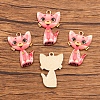 Alloy Enamel Pendants PW-WG58441-03-1
