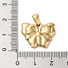304 Stainless Steel Pendants STAS-L272-017G-3