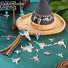  64pcs 16 styles Tibetan Style Alloy Pendants FIND-TA0002-92-6