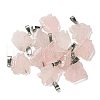 Natural Rose Quartz Pendants G-B127-16P-01-1