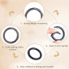 SOFPLATE 18Pcs Zinc Alloy Spring Gate Rings FIND-SP0001-39-6