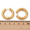 202 Stainless Steel Polishing Hoop Earrings EJEW-M106-02G-06-5