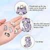 25Pcs 5 Styles Rack Plating Alloy Pendants ENAM-CJ0004-73-3