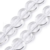 Transparent Glass Beads Strands GLAA-N001-59-1