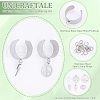 Unicraftale DIY Charm Cuff Ring Making Kit DIY-UN0003-69-3