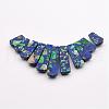 Regalite and Lapis Lazuli Beads Strands G-P298-E01-3