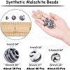 ARRICRAFT 3 Strands 3 Style Synthetic Malachite Beads Strands G-AR0004-31B-5