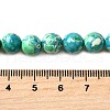 Dyed Natural Magnesite Beads Strands G-L617-D01-8mm-01-5
