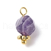 Chakra Theme Natural Tiger Eye & Rose Quartz & Amethyst & Topaz Jade & Red Agate & Amazonite & Sodalite Charms PALLOY-JF01187-2