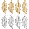 Beebeecraft 20Pcs 2 Colors Brass Pendants KK-BBC0011-26-1