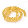 Natural White Jade Beads Strands X-G-F545-E21-3