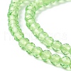 Transparent Glass Beads Strands GLAA-C019-01B-19-3