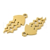 Ion Plating(IP) 304 Stainless Steel Pendants STAS-J042-19G-2