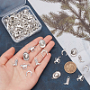 Unicraftale 80Pcs 4 Tibetan Styles Alloy Pendants FIND-UN0004-28B-4