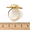 304 Stainless Steel Open Cuff Rings RJEW-C124-04G-5
