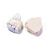 Opaque Cute Resin Decoden Cabochons RESI-B024-01H-2