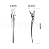 Stainless Steel Duck Hair Clip Findings STAS-CJ0001-153-4
