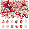 Unicraftale 2Set 2 Colors Acrylic & Resin & Polymer Clay Rhinestone European Beads FIND-UN0015-83-1