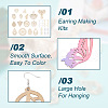 Biyun DIY Filigree Dangle Earring Making Kits DIY-BY0001-33-3