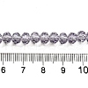 Transparent Baking Paint Glass Beads Strands X1-DGLA-A034-T6mm-D07-4
