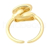 Rack Plating Brass Open Cuff Rings RJEW-S394-01G-S-3