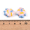 Handmade Porcelain Beads PORC-N009-08D-3