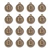 Alloy Pendant Cabochon Settings PALLOY-N156-01U-AB-1