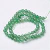 Natural Green Aventurine Beads Strands GSR6mmC024-3