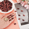 HOBBIESAY 4Bags 2 Styles Opaque Acrylic European Beads SACR-HY0001-09-4