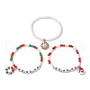 3Pcs Glass Stretch Bracelet Sets BJEW-MZ00106-1