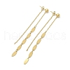 Ion Plating(IP) 304 Stainless Steel Tassel Stud Earrings for Women EJEW-A119-18G-4