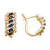 Cubic Zirconia Hoop Earrings for Women EJEW-N011-118B-1