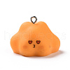Opaque Resin Pendants RESI-D063-03D-1