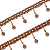 Curtain Plastic Beaded Fringe Trim OCOR-WH0090-69A-1
