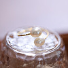 Mother's Day Jewellery Natural Freshwater Pearl Oval Beaded Cuff Rings WG91F01-01-1